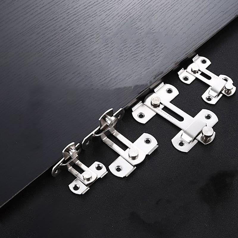 Stainless Steel Hasp Latch Lock For Sliding Door Window Cabinet Fitting For Home Security Door Hardware Accessories