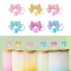 Bow Straw Cover Silicone Straw Covers Cap For 30&40 Oz Tumblers Reusable Straws Cute Tumbler Straw Topper Accessories