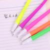5/10pcs Color Random Gifts Stationery Colorful Soft Silicone Flowers Gel Pen Black Ink Ballpoint Pen