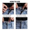 10/5/2/1pcs Metal Jeans Button Extender Free Sewing Adjustable Pants Waist Extender Buttons Retractable Waistband Buckle DIY Skirts Trousers