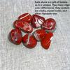 Natural Redjasper Decorative Rocks for Plant Restoration, Vase Filler, Small Aquariums Natural Tumbled Stone