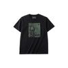 Solid Color Print Casual Sports T-Shirt Men Tops Black 152221128-4