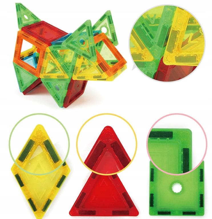 [PACZB] Magnetic blocks 106 pcs MAGNETIC construction X31