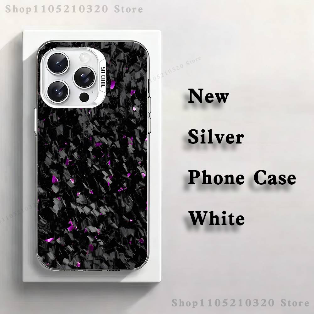 Чехол для телефона с рисунком под карбон для iPhone 17,16,15,14,13,12,11, Mini, Pro, E, MAX Белый Матовый Силиконовый Белый Чехол