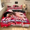 Custom Soccer Bedding Quilt Set Quilt Cover Pillowcase Home Decoration Birthday Gift (1 * duvet cover + 2 * pillowcase, without core)