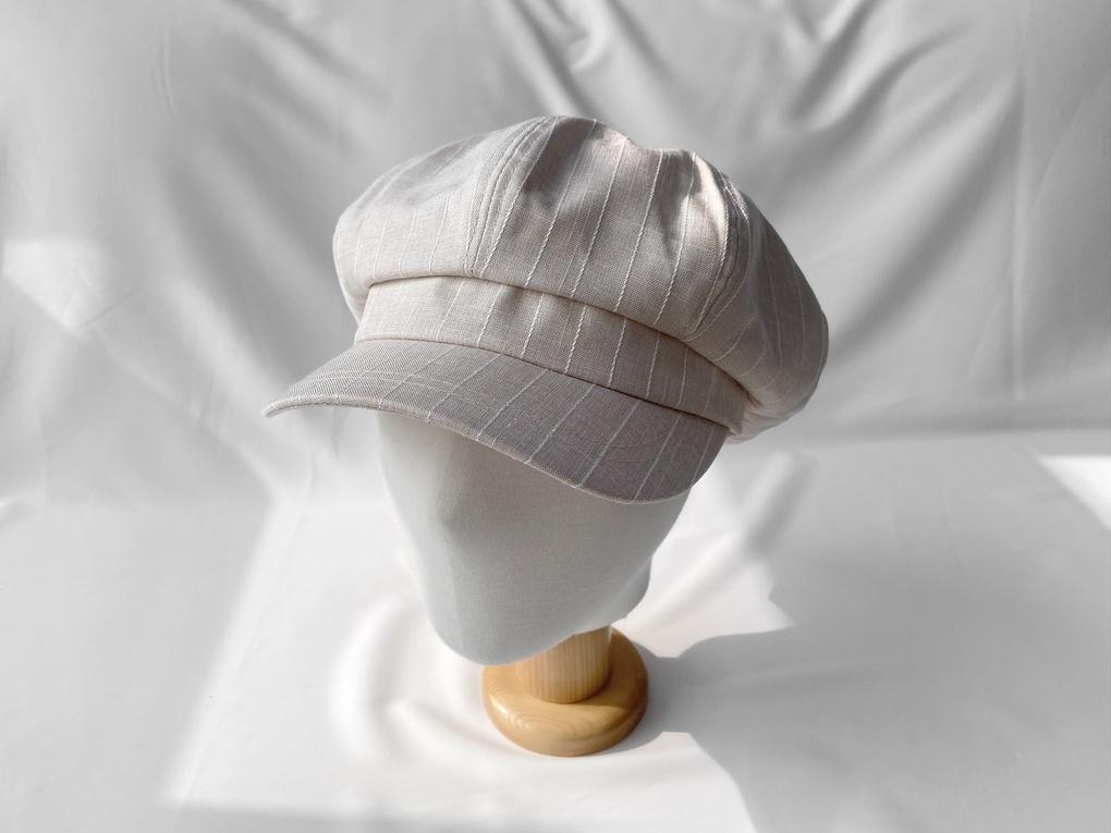 Women's Unisex Striped Boy Cap Ball Cap Hat Basic