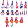 Independence Day Doll Set Collection Holiday Faceless Elderly Decorations Glow Gnome Doll Goblin Ornaments