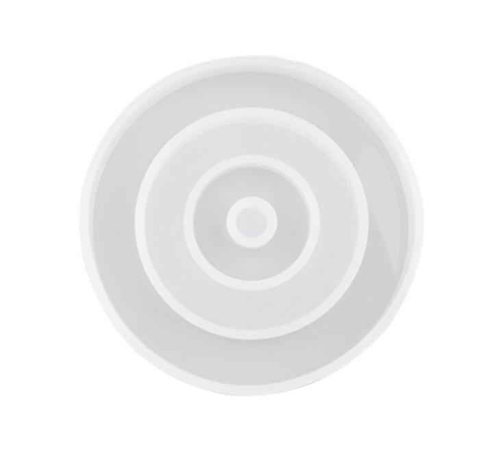 DIY Resin Epoxy Evil Eye Coaster Set with Silicone Mirror Mold