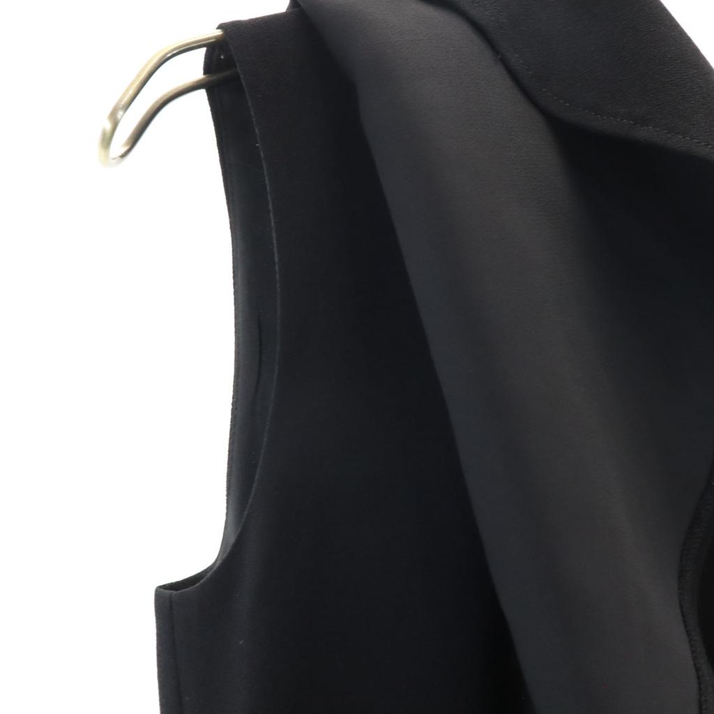 SNIDEL French sleeve Georgette flare mini dress black Women Used