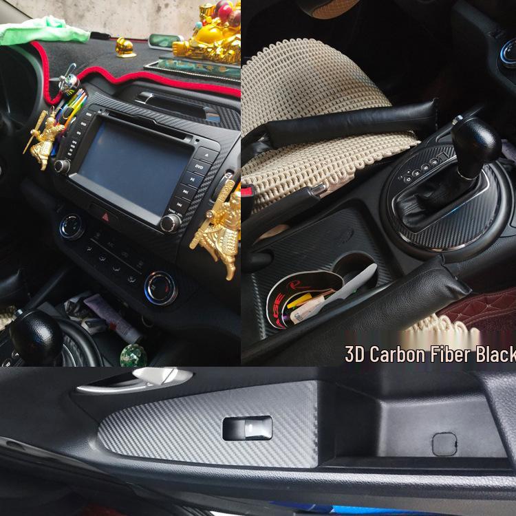 Sportage Gear Lever & Console Carbon Fiber Stickers for 10-17 Models: Interior Color Change