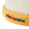 MIKI HOUSE Roll Cap with UV Made in for Boys and SS White Hood, Logo, Protection, Japan, Girls, Newborns, Infants, Kids, Children's Clothing,