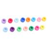 100Pcs Beard Beads Simple Design Perfect Size Glossy Texture Durable Lightweight Hair Beads for DIY Project