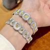 Italian brushed craftsmanship G-Dragon daisy bracelet, hand-carved, diamond-free, classic and high-end chrysanthemum bracelet