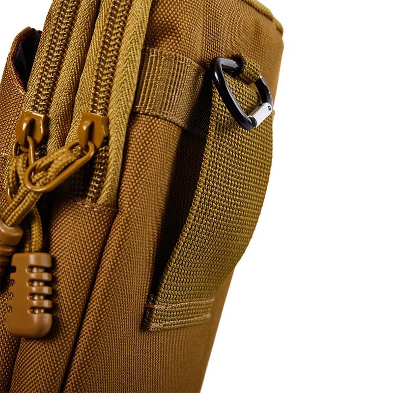 Двухслойная сумка EDC Molle для улицы, военная поясная сумка-бананка для мужчин, сумка-подсумок для телефона