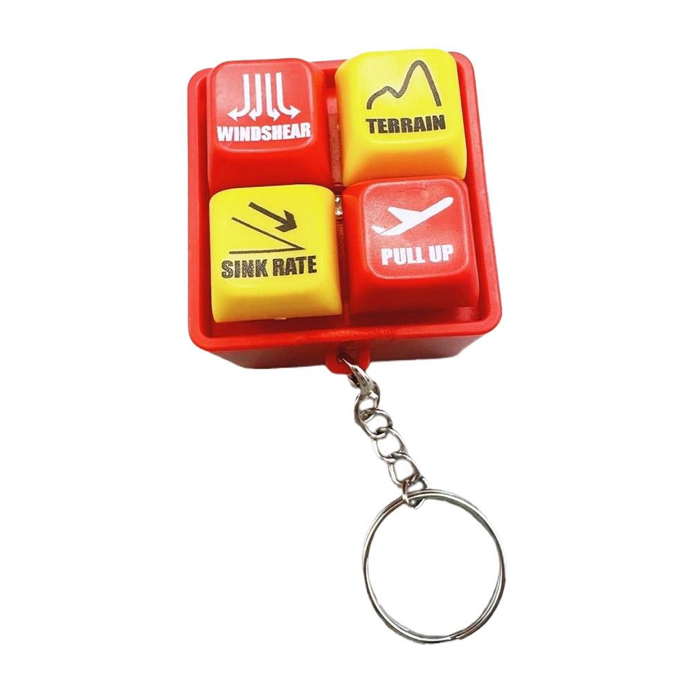 New EGPWS Boeing 737 Warning Sound Simulator Aviation Business Flight Route Crew Alert Refreshing Brain Booster Keychain Car 5