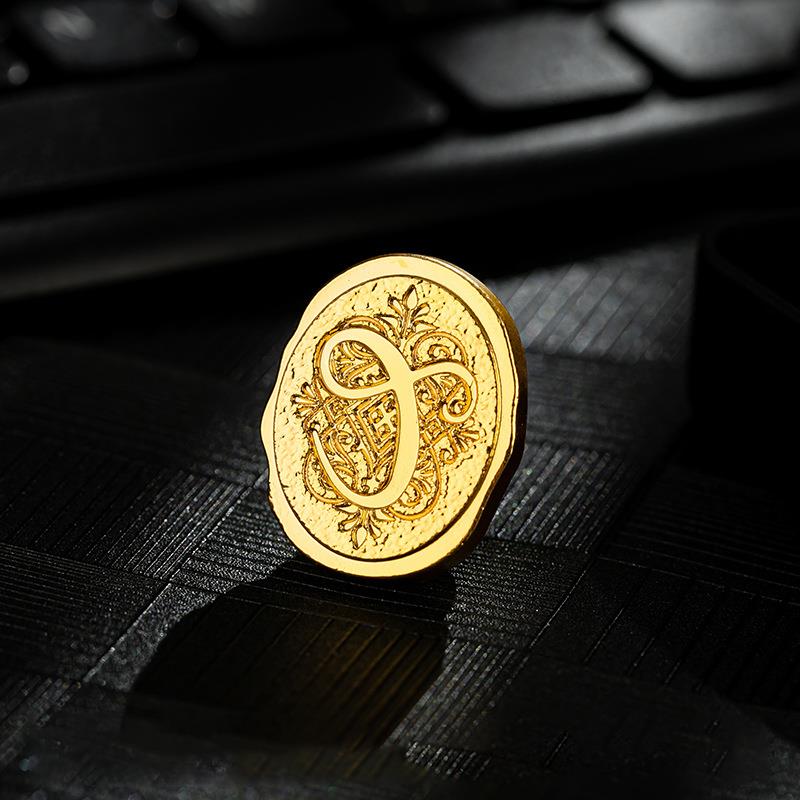 Ретро-сургучный штамп, головка 26 букв алфавита AZ, набор печатей, инструменты для декора почтовых ящиков, античный сплав, головка печати, свадебное ремесло, подарок