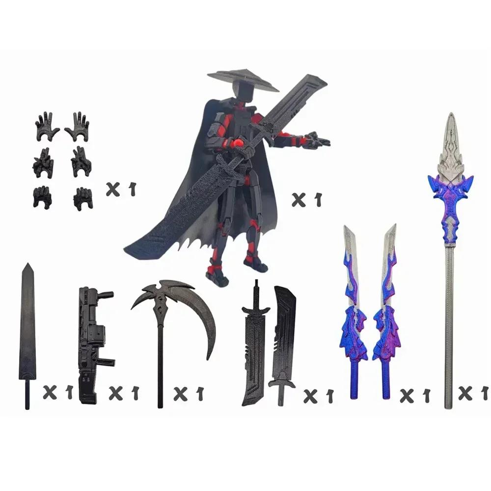 13 Action Figure Dummy Death Swordsman Titan 13 Action Figures T13 Multi-Jointed Movable Lucky 13 Action Figure Nova Gift