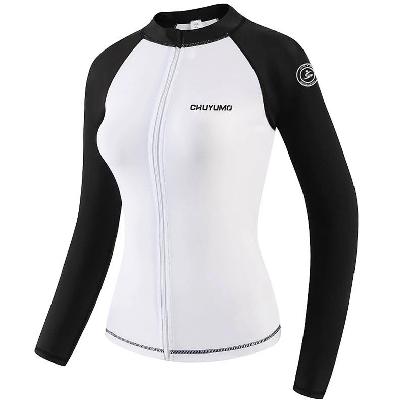 Men Women Rash Guard Set Long Sleeve UV Protection Swimwear Snorkeling Surfing Diving Beach