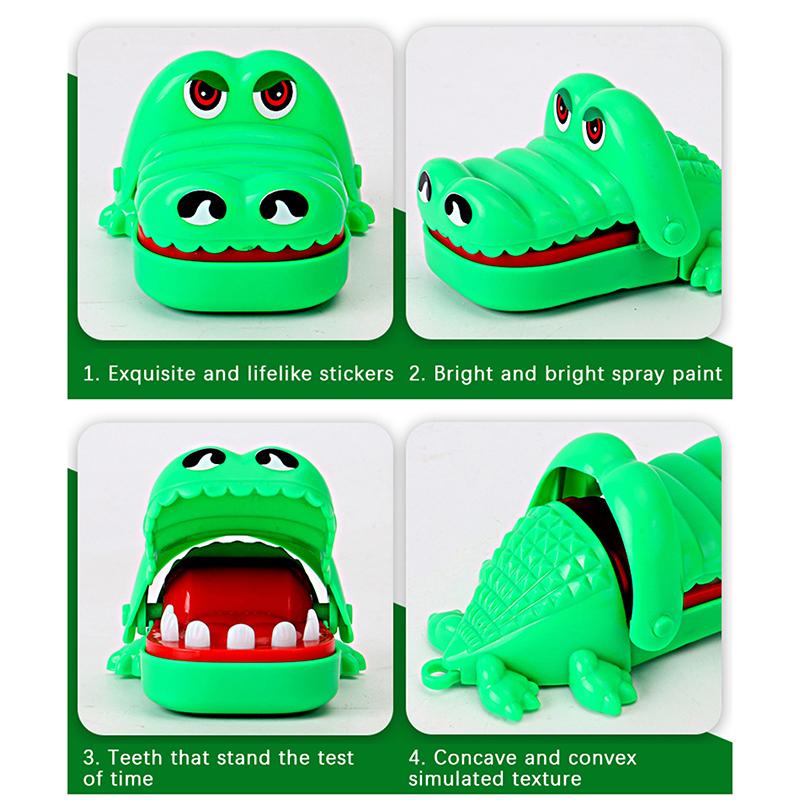 Мини-крокодил Biter с брелоком Маленький подарочный крокодил Biter игрушка Tricky Crocodile