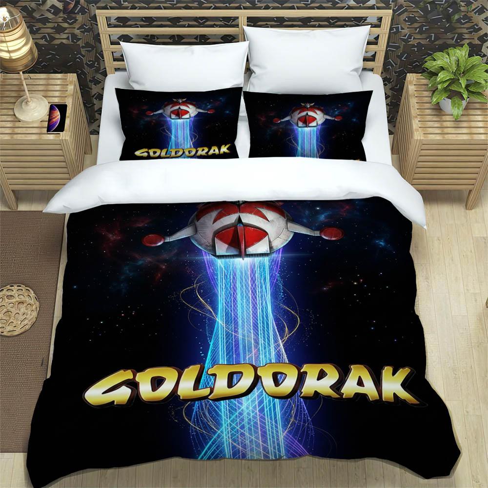Комплекты постельного белья с принтом UFO ROBO GRENDIZER GOLDORAK изысканный комплект постельного белья пододеяльник комплект постельного белья люкс