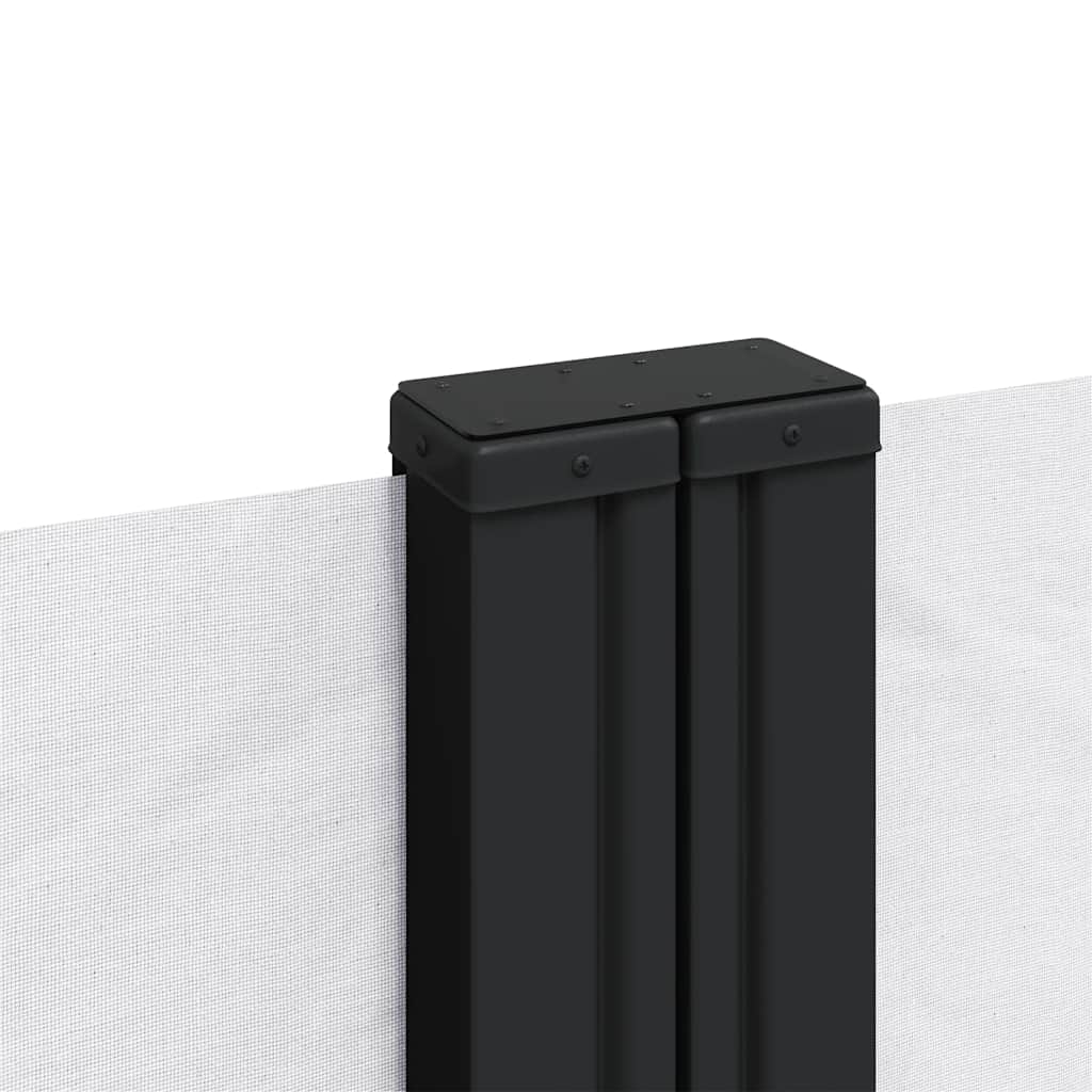 Retractable Side Awning White 120 x 1200 cm