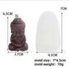 3D Little Buddha Candle Silicone Mold Handmade Buddha Aromatherapy Soap Resin Mold Church Candle Decoration Production Supplies