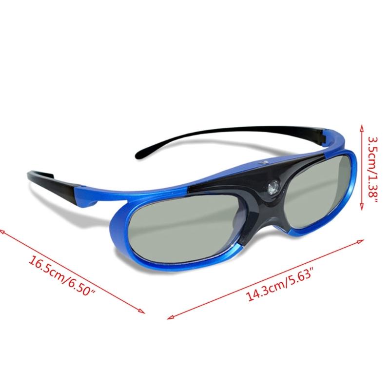 Rechargeable DLP Link 3D Glasses Active Shutter Eyewear For NEC Optoma Zhige XGIMI BenQ Acer DLP Projector Accessories