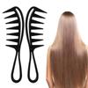 New Anti-static Shark Plastic Comb Salon Styling Tool Hairdressing Detangling Wide Tooth Comb
