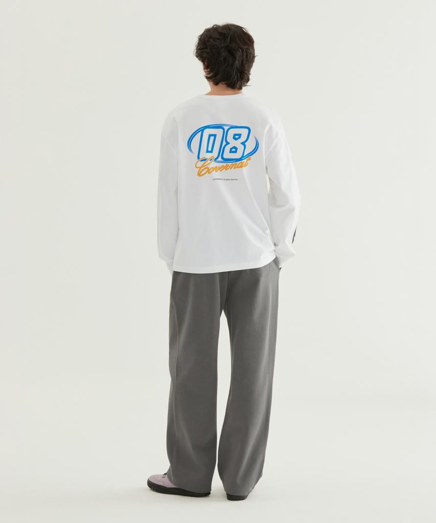 COVERNAT Racing Club Graphic Long Sleeve White