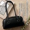 VITAFELICE Long Handle Mini Boston Bag Brown Women's Fashion Handbag