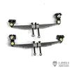 LESU metal simulation power front axle leaf spring front suspension X-8011 suitable for Tamiya 1/14 RC truck upgrade parts