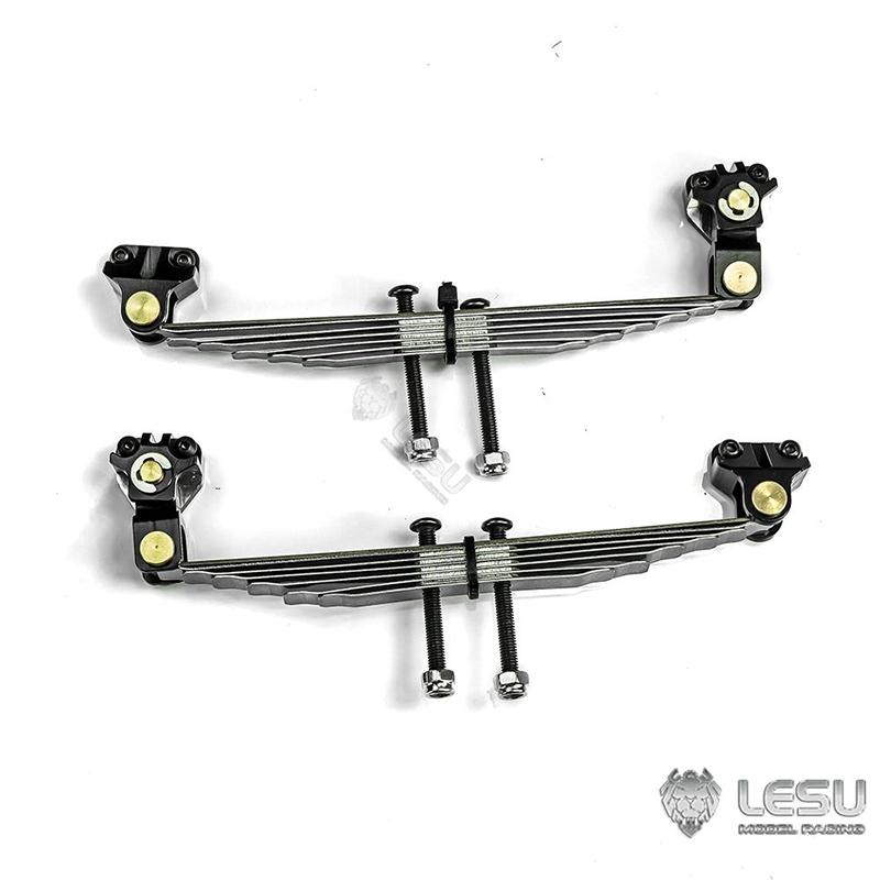 LESU metal simulation power front axle leaf spring front suspension X-8011 suitable for Tamiya 1/14 RC truck upgrade parts