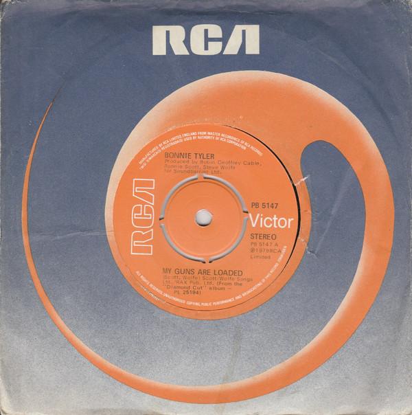 7-дюймовая пластинка BONNIE TYLER My Guns Are Loaded PB5147 RCA Victor 1979 UK Rock Б/у