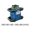 Laser rotatif BOSCH Professional GRL 650 CHVG 18V - Vert, 650 m avec cellule - IP68 - Cellule LR 65 G et RC 6