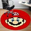 1 шт. Красный круглый ковер Марио для офиса, под офисные стулья, спальни, гостиной, домашний декор a0926030