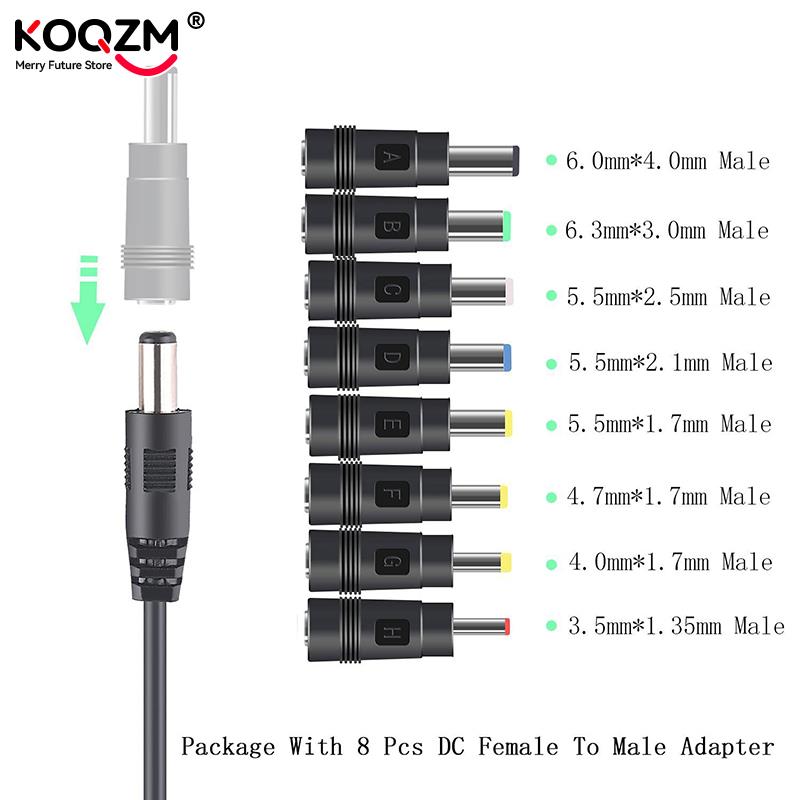 Кабель питания USB на DC 5V на 9V 12V Повышающий преобразователь 8 адаптеров USB на DC Jack Зарядный кабель для Wi-Fi роутера, мини-вентилятора, динамика