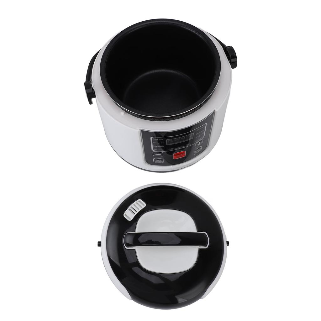 Автомобильная рисоварка 2 л портативная устойчивая к пригоранию многофункциональная мини-рисоварка с внутренней корзиной для приготовления на пару