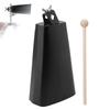 Heavy Duty Metal Iron Cowbell Percussion Instrument 6 8 Inch Drum Hoop Mount Up Down Includes Tuning Key Hand Percussion Noise Maker