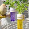 Кормушка для птичьей клетки для овощных кормушек с конструкцией для хранения воды для попугаев, сохраняет зелень свежей, контейнер для корма для домашних птиц