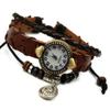 Vintage Fashion Watch+genuine Leather Bracelet Watch+cowhide Bracelet Watch