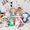 10cm Cotton Doll Starfish, Rabbit, Dinosaur, Fawn, Shark Onesie Clothing Set