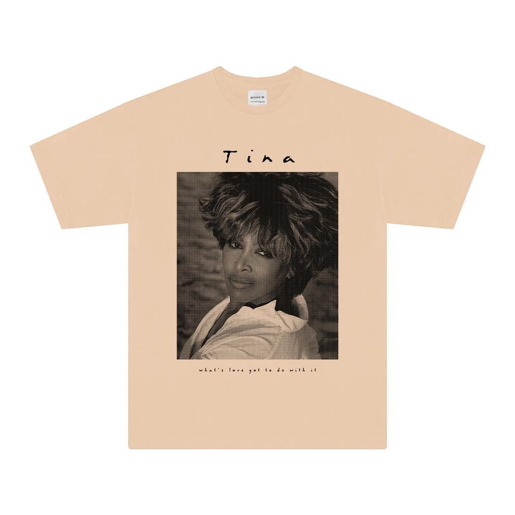 Tina T Shirt Whats Love Got To Do With It Pop Rock Singer WOMEN Unisexs Top Clothing Printed New Short Sleeves Music Street Shirt