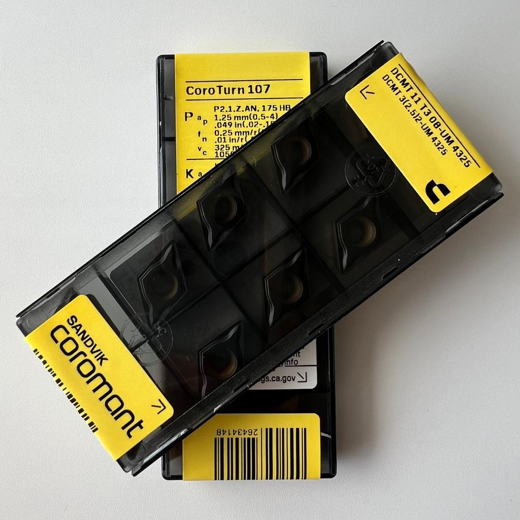 SANDVIK / DCMT11T308-UM 4325 / Оригинальные шведские твердосплавные пластины 10 шт.