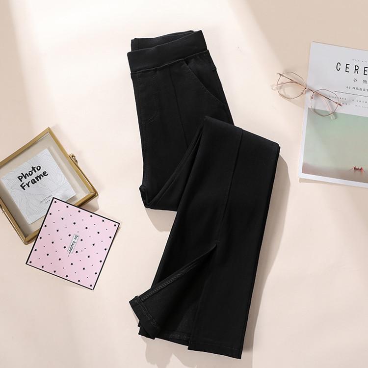 Весна и осень Новые брюки с эластичной резинкой на талии Расклешенные брюки-колокол