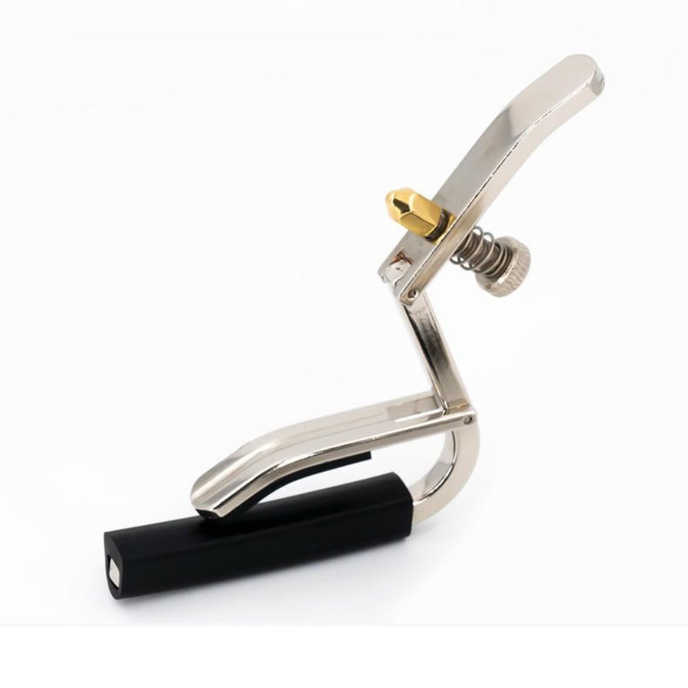 С держателем медиатора клипса для настройки гитары с силиконовой накладкой гитарный зажим для быстрой смены гитарный капо банджо