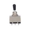 1Pc Enclosed 3 Way Toggle Switch with Black Tip Replacement Part for LP Style Electric Guitar