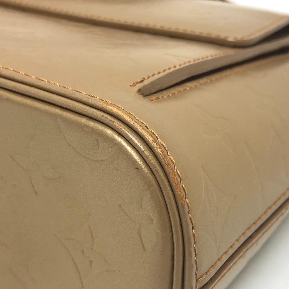 Louis Vuitton M55127 Monogram mat Alston Shoulder Bag matte leather Beige