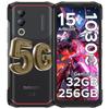 Прочный смартфон 5G DOOGEE Blade 20 Turbo 32 ГБ+256 ГБ 10300 мАч Экран 6,6" AI 50 МП Неубиваемый мобильный телефон Две SIM-карты/NFC Черный