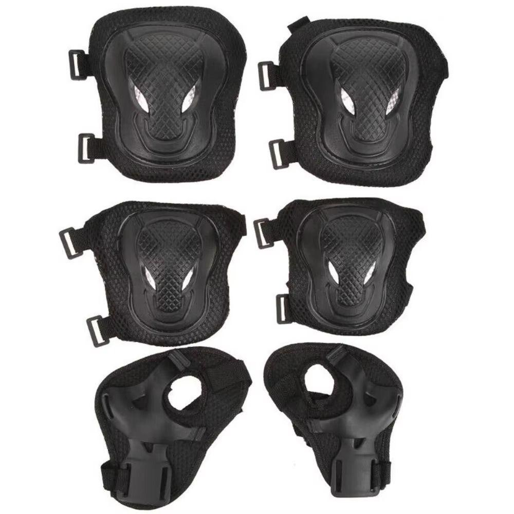 6Pcs/Set Knee&Elbow&Palm Inline Skating Protector Bicycle Protect Accessories Outdoor Sports