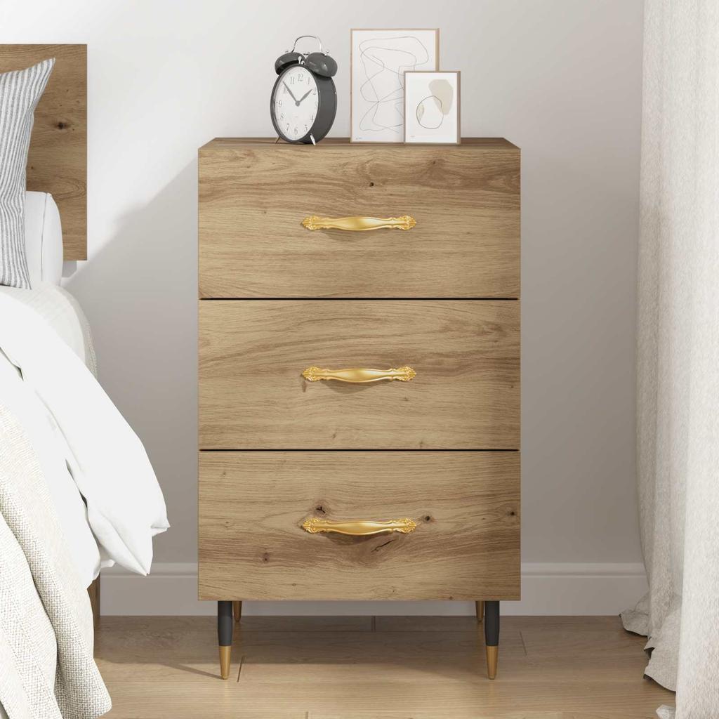 Nightstand Artisan Oak 40 x 40 x 66 cm Particleboard
